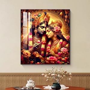 Pintura de Pareja en HD, Impresión Personalizada al por Mayor, Pintura de Porcelana de Cristal, Decoración del Hogar, Lámpara LED 3D, Arte de Pared, Pintura para Porche en Oferta - Product Image 5