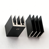 Radiateur en aluminium anodisé noir de qualité supérieure pour la conception moderne de circuits imprimés