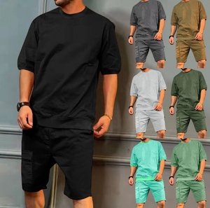 <span class=keywords><strong>Conjunto</strong></span> deportivo de verano 2024 para <span class=keywords><strong>hombre</strong></span>, <span class=keywords><strong>conjunto</strong></span> de pantalones cortos de manga corta de <span class=keywords><strong>playa</strong></span> informal - Product Image 6