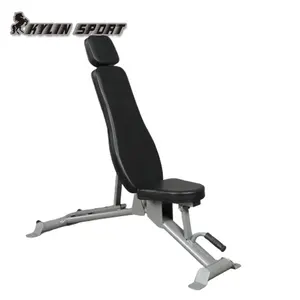 Kylinsport Phổ Biến Giá Rẻ Có Thể Điều Chỉnh Gấp Bụng Huấn Luyện Viên Ngồi Lên Băng Ghế Dự Bị Với Quả Tạ Băng Ghế Dự Bị