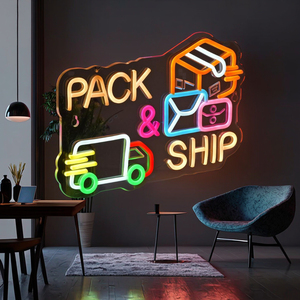 Неоновая вывеска для доставки - Product Image 5