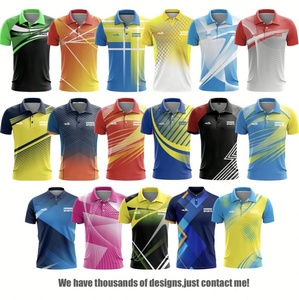 Groothandel Golfshirts Unisex Sportshirts Custom Sublimatie Jersey Tennis Badminton Aanpasbare Performance Polo's - Product Image 4