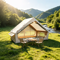 Tente de camping gonflable familiale, technologie avancée, imperméable, pliable, polyvalente, pour le camping en plein air