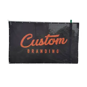 Banner in vinile a buon mercato fuori recinzione compleanno Decor Yard Sign stampa personalizzata Banner in tessuto a rete di grandi dimensioni personalizzati