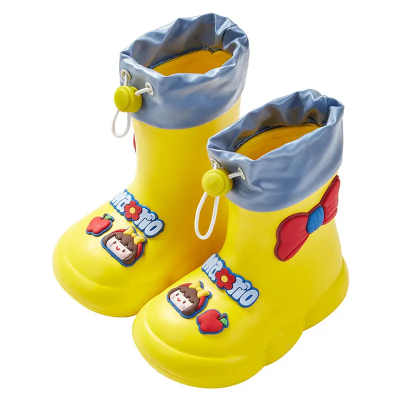 EVA baby children animal rain shoes anti-skid waterproof rain boots girls water botas boy wellies light weight