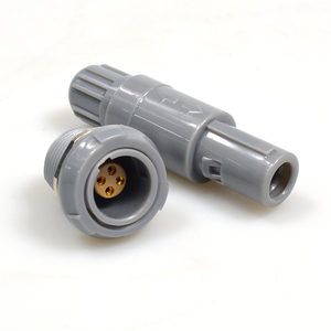 Konektor plastik seri P colokan jantan PKG soket betina 2 3 4 5 6 7 8 9 10 14 Pin konektor dengan mur hijau untuk Medis - Product Image 2