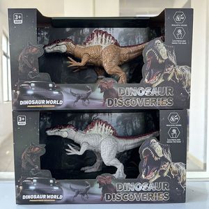 Juego de Juguetes de Dinosaurios Realistas HTL con Sonidos Rugientes y Articulaciones Móviles, Juguete de Dinosaurio con Camión y Figura, Mundo <span class=keywords><strong>Dino</strong></span> para Niños - Product Image 4