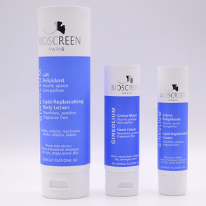 Grand diamètre 200ml relipidant corps lotion <span class=keywords><strong>crème</strong></span> mat cosmétiques tube d'emballage en plastique avec capuchon - Product Image 6