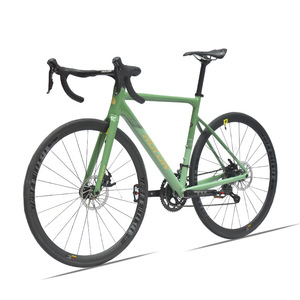 Bicicleta de Carretera con Cuadro de Aleación de Aluminio, 18 Velocidades, <span class=keywords><strong>Eje</strong></span> de Buje con Frenos de Disco Delanteros y Traseros, Cableado Interno Completamente Oculto, 700C - Product Image 1