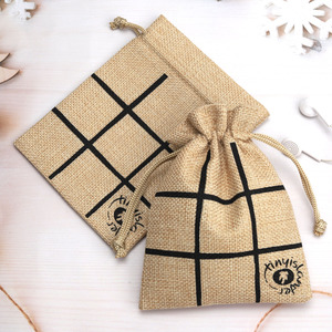 Khuyến Mãi Cao Cấp Biểu Tượng Tùy Chỉnh In Kích Thước Lớn Đay Dây Kéo Túi Cho Vải Giày Hat Quà Tặng Thiết Kế Đặc Biệt Đay Dây Kéo Pouch - Product Image 3