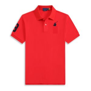 <span class=keywords><strong>Polo</strong></span> da <span class=keywords><strong>Uomo</strong></span> in Cotone Elasticizzato con Logo Personalizzato, Ricamo di Alta Qualità, Colletto LP con Doppio Bottone - Product Image 5