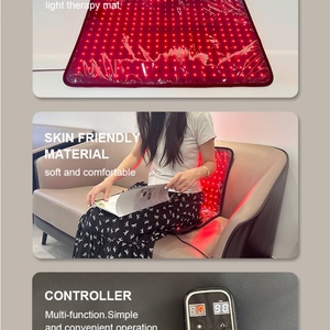 Almohadilla de Terapia de Luz Roja de Tamaño Mini, 3 Modos, 10HZ 40HZ, Temporizador de 10-60min, 660nm 850nm, Máquina de Tratamiento con Luz Infrarroja Roja, Almohadilla de Masaje - Product Image 6