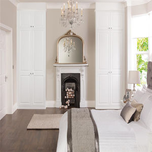 Armadio con struttura in metallo industriale con ripiani in legno aperto o chiuso per decorazioni alla moda per la casa - Product Image 1