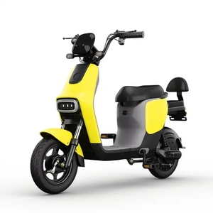 Chinese Factory 14-Inch Electric Scooter New 60V 48V Two-Seats Electric <b>Bicycle</b> with Pedals Electric Motorcycle - Product Image 6