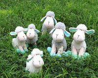 Peluche lestée de mouton d'alpaga mignon personnalisé poupée d'agneau en peluche pour enfant pour les cadeaux de vacances de sommeil profond