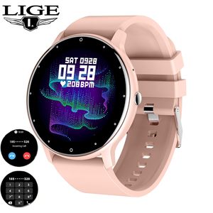 LIGE BW0223 2 Kayışlı İzleme Özellikli Akıllı Saat Kadınlar İçin Su Geçirmez Sağlık Takipçisi Spor Bayan Erkek Akıllı Saat Android IOS Uyumlu - Product Image 1