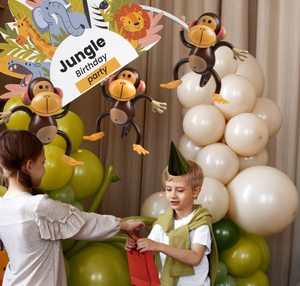 Jouets gonflables de jeu de jardin de singe pour enfants et adultes gonfler l'OEM de décoration d'<span class=keywords><strong>adv</strong></span> de jeu d'activité extérieure d'animal adapté aux besoins du client - Product Image 4