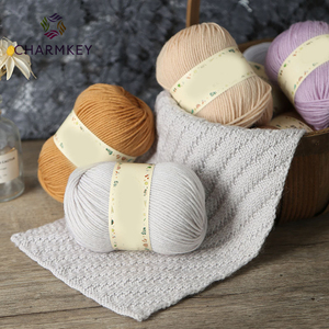 Charmkey Stock 100% Lã Fancy Knitting Fios <span class=keywords><strong>Chunky</strong></span> <span class=keywords><strong>Merino</strong></span> Lã Mistura Fios para Crochet - Product Image 3