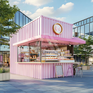 บ้านคอนเทนเนอร์สำเร็จรูปเคลื่อนย้ายได้สองชั้นสำหรับโรงแรมและร้านค้าสมัยใหม่พร้อมดีไซน์ประกอบรวดเร็ว - Product Image 1