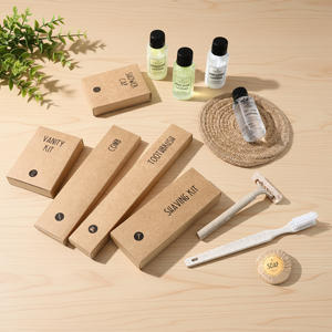 Kit d'<span class=keywords><strong>hôtel</strong></span> portable biodégradable en paille de blé, le mieux noté, de haute qualité, kit de voyage écologique, peigne en paille et kit de rasage - Product Image 6