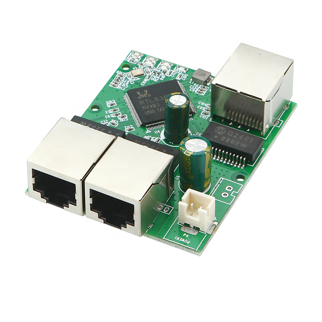 Customizable OEM ODM Network Switch Board 3 Port 1000Mbps Switch Ethernet Gigabit Module/ PCBA