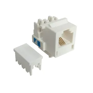 cat3 90 degree telephone module rj45 cat3 utp female keystone jack