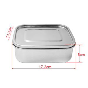 Portable BPA Free 304 Stainless Steel <strong>3</strong>-Compartment Eco-Friendly Reusable Kids Bento Lunch Box Large Capacity Snacks <strong>Storage</strong> - Product Image 2