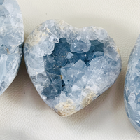 Grappe de cristal de kyanite bleu naturel, géode en célestite brute sculptée, vente en gros,