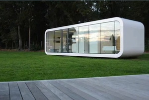 Casa Cápsula Prefabricada de Acero para Exteriores, Impermeable, Moderna, Portátil, para Camping, Venta al Por Mayor de Fábrica - Product Image 4
