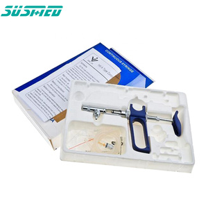 Siringa automatica veterinaria da 1ML per siringa continua in acciaio plastico per bestiame e pollame - Product Image 5