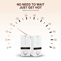 3.5-5.5kw chaudières à eau chaude en acier inoxydable SS304 nouvelle salle de bain murale dernière technologie nouveau design chauffe-eau pour la maison