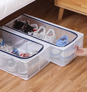 Zapatero Plegable Personalizable con Marco de Plástico Transparente Reforzado de 2 Capas, Diseño Moderno y Sostenible, Caja de Almacenamiento para el Hogar - Product Image 4