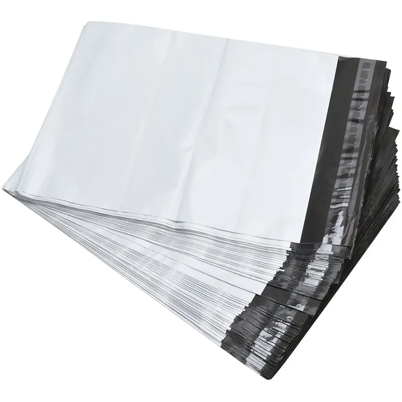 Биоразлагаемый пластиковый пакет для отправки документов с логотипом на заказ, сильный серый пластиковый почтовый пакет с самозапечатывающейся печатью для одежды
