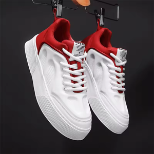 Nouvelles Chaussures de Sport en Cuir Tendance 2025 pour Hommes – Baskets Décontractées Antidérapantes pour Jeunes Étudiants, Style Plat pour la Marche en Extérieur - Product Image 5