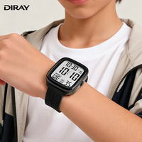 Jam Tangan Digital Anak 50M Tahan Air LCD 3D Tali Silikon Magnetik Lampu Latar LED Baterai 2 Tahun 8 Warna Anak Laki-laki Perempuan OEM ODM