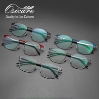 Lunettes de vue de marque de créateur, nouvelle collection sans vis, montures optiques élégantes et tendance pour hommes