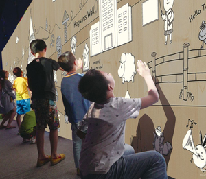 Trẻ em phổ biến tương tác tường trò chơi Kinh Tế Trung tâm mua sắm và cửa hàng bán lẻ tương tác chiếu Tường Bề mặt trò chơi - Product Image 6