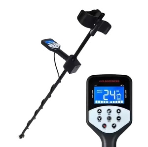 Détecteur de métaux GOLDSEEKERS GDX-2000 24kHz, en plastique noir, tige réglable, utilisation professionnelle en extérieur - Product Image 1