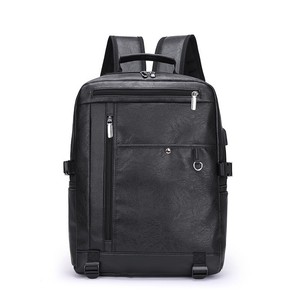 Ba lô laptop chống nước dành cho sinh viên năm 2025, chất liệu polyester, dung tích lớn, có cổng sạc USB, khóa kéo - Product Image 2