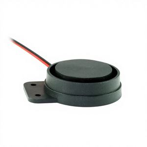 Sirena Piezoeléctrica Personalizable Kingwei KWPS5520L24, 24VDC, Sonido Fuerte, Uso en Exteriores, Material ABS/Negro, 55x20MM, Sistemas de Alarma UL1007 - Product Image 1