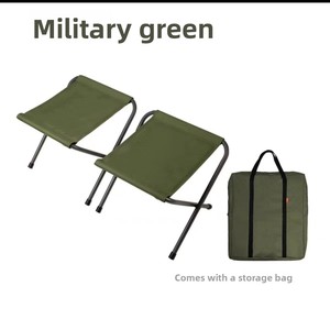 Vente en gros chaise pliante portable tabouret petit banc en tissu Oxford pour la <span class=keywords><strong>pêche</strong></span> en plein air meubles <span class=keywords><strong>de</strong></span> maison pliables en métal durable - Product Image 2