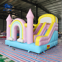 Nouveau château gonflable personnalisé en PVC, couleur au choix, capacité 300 kg, certifié CE, léger, impression numérique, pour extérieur