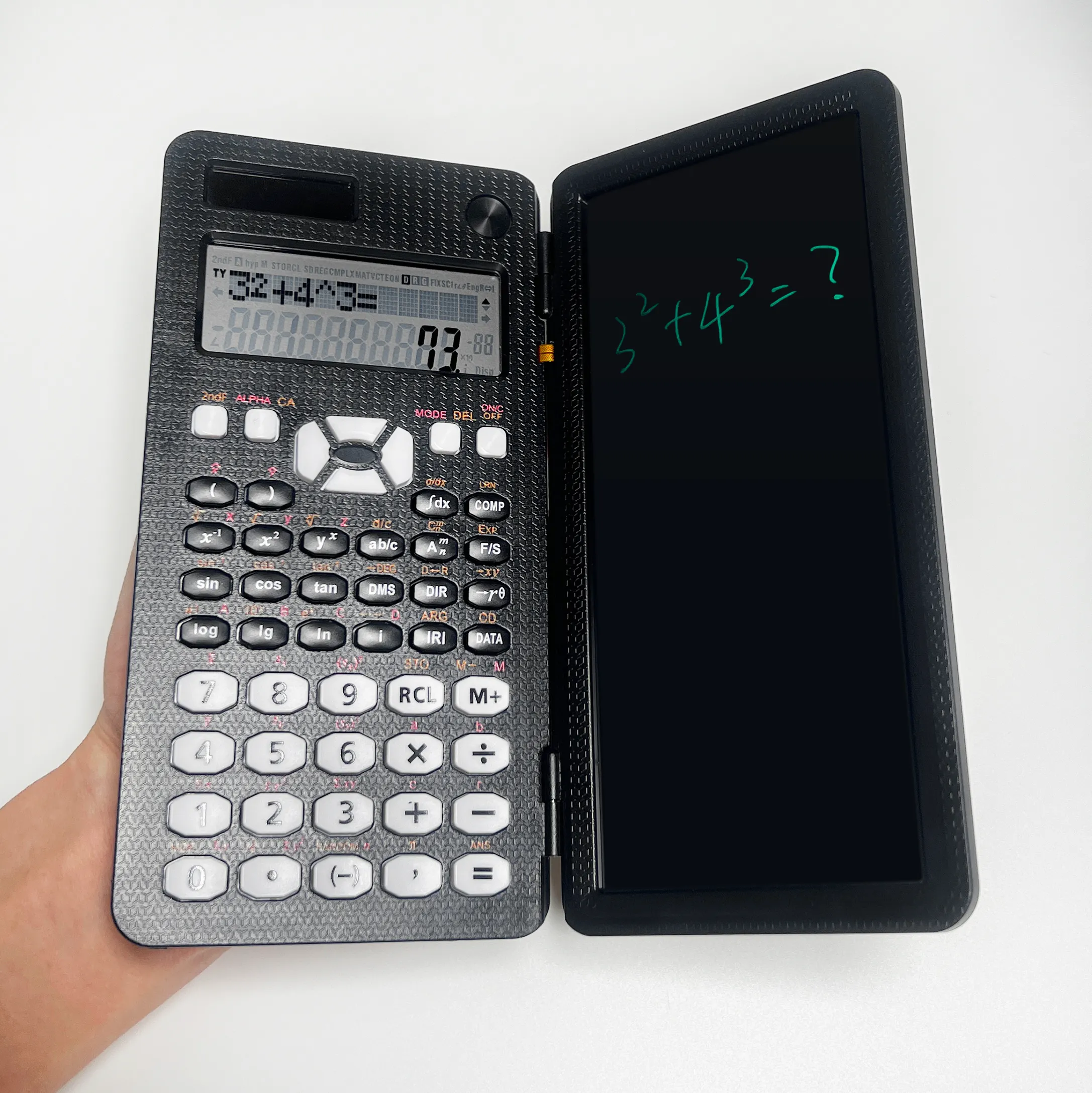 Newyes calculadora de função científica, engenharia de dígitos 2-line 12 para alunos e professores