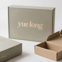 Boîtes d'expédition en carton ondulé pour vêtements, emballages portables en carton pour vêtements avec logo, boîtes en papier pour sous-vêtements