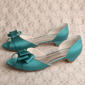 Navy Shoes Party <strong>Size</strong> 7 Kitten <strong>Heels</strong> - Product Image 5