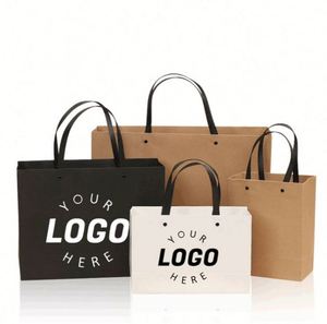 Manufacturer Custom Logo <b>Printed</b> Eco-friendly Waterproof <b>Extra</b> <b>Large</b> Packaging Clothing Gift Shopping Paper Bag Rope Lifting - Product Image 1