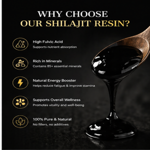Estratto Naturale di Shilajit Himalayano, Resina Organica di Shilajit Ricca di Minerali e Acido Fulvico - Product Image 3