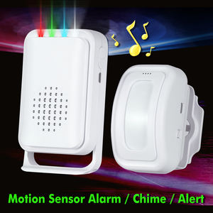 กริ่งประตูไร้สายระยะไกลหลายเสียงเครื่องตรวจจับการเคลื่อนไหว PIR เสียงกริ่งเข้าประตูต้อนรับ - Product Image 5