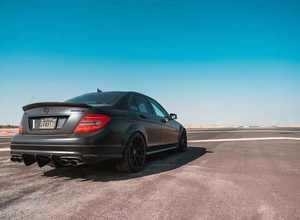 Lame de pare-choc arrière pour voiture en Fiber de carbone, accessoire de véhicule, classe C W204 C63 AMG C300, Sedan de Sport, 2012 up, W204 C63 - Product Image 4