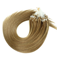 Extensiones de Cabello con Micro Anillos al por Mayor, 100% Cabello Humano, Sin Caída, Reutilizables, Nano Loop, para Propietarios de Salones